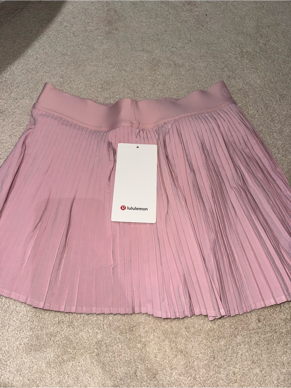 lululemon athletica Light Pink Pleated Athletic Skirt